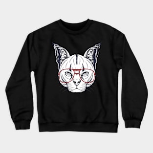 Clever cat Crewneck Sweatshirt